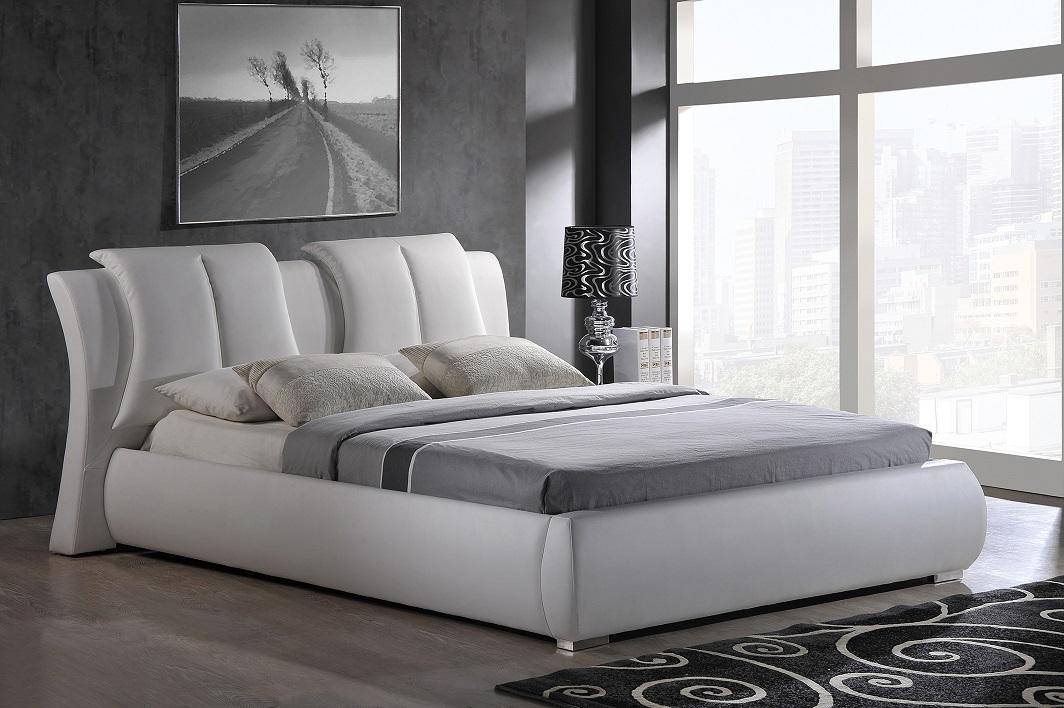 Global Furniture 8269 Queen, Modern White King Bed
