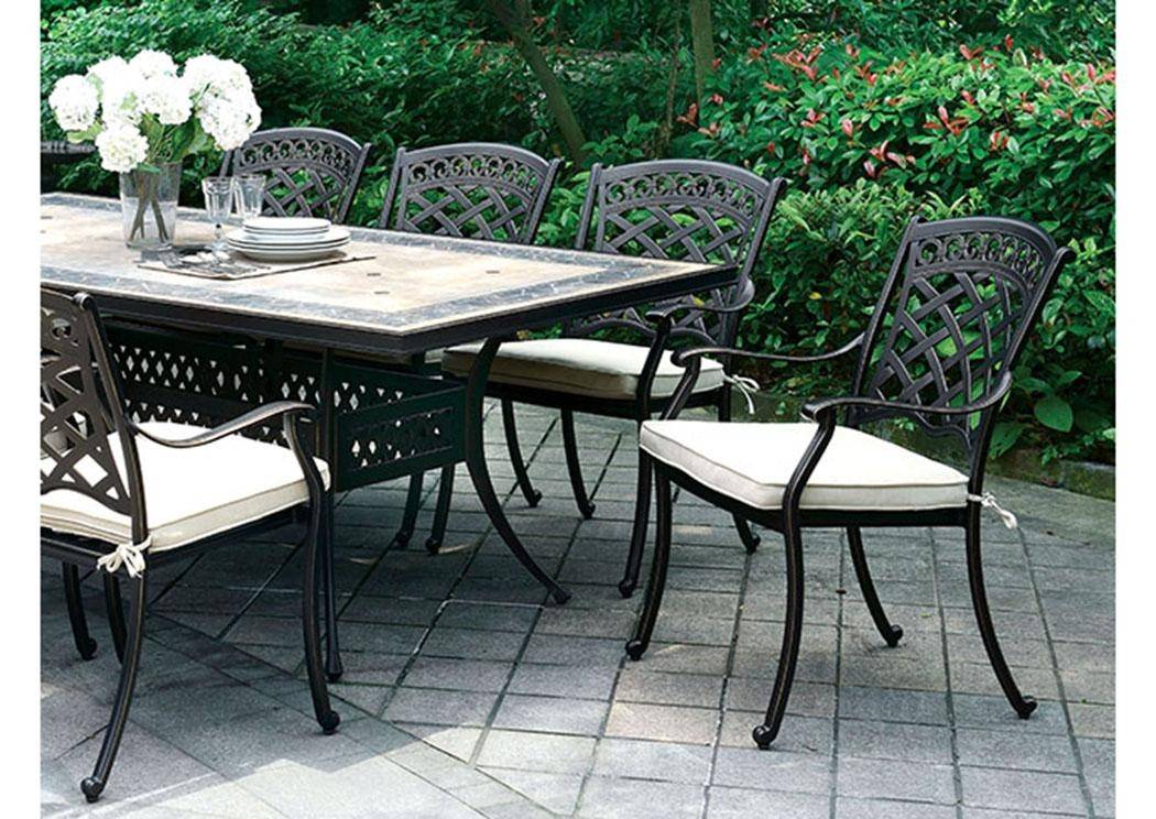 Tile Top Garden Dining Table Deals 56 Off Ingeniovirtual Com - Tile Top Patio Dining Sets