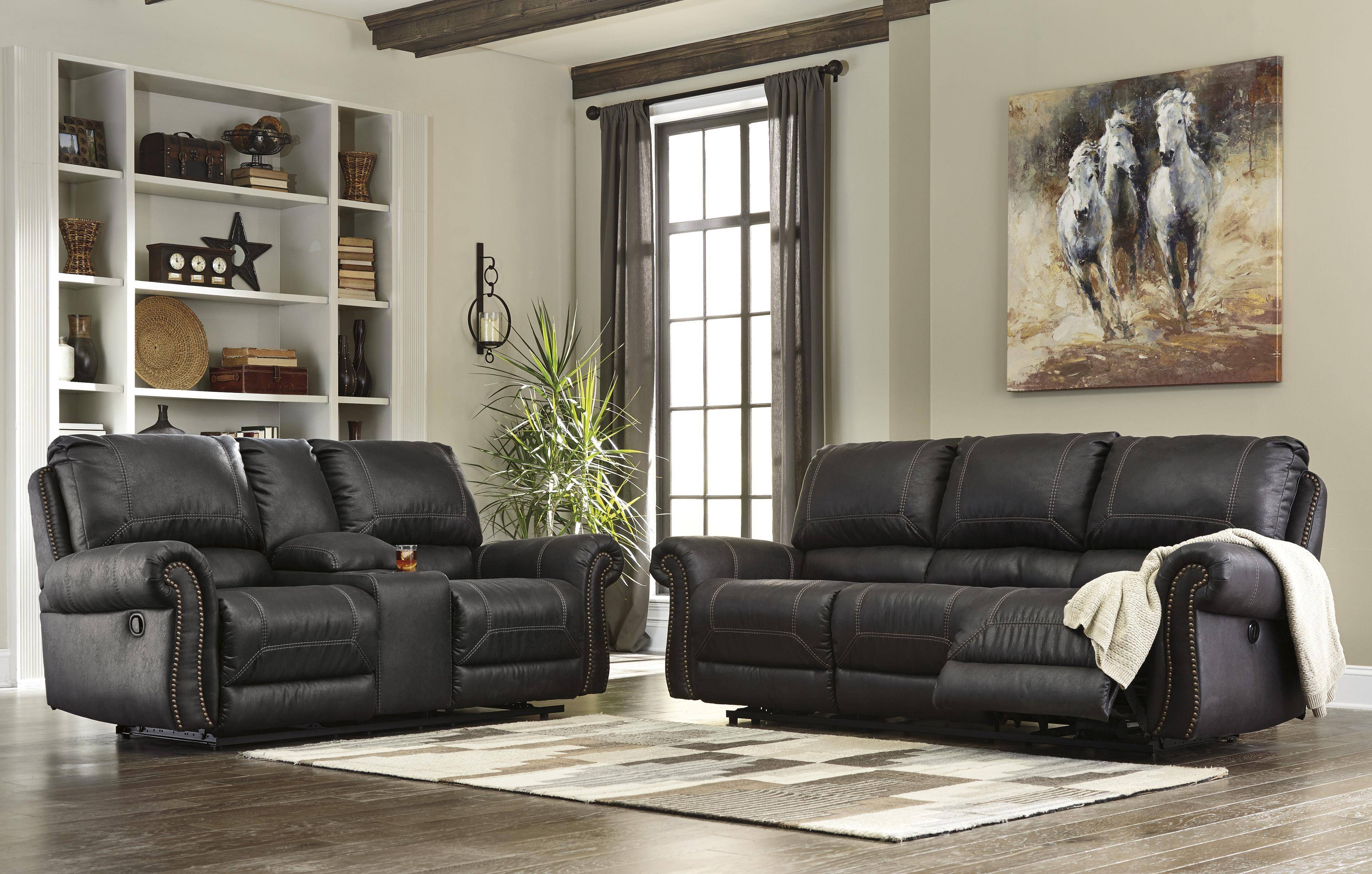 Buy Ashley Milhaven Reclining Living Room Set 2 Pcs in