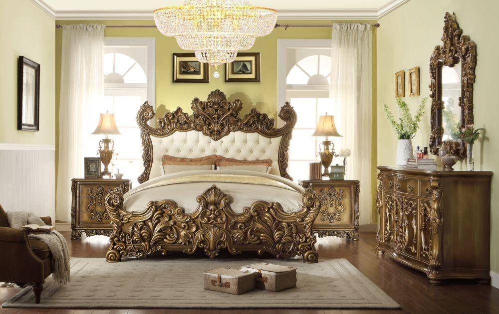 Hd 8008 King Panel Bedroom Set, Royal King Bedroom Set