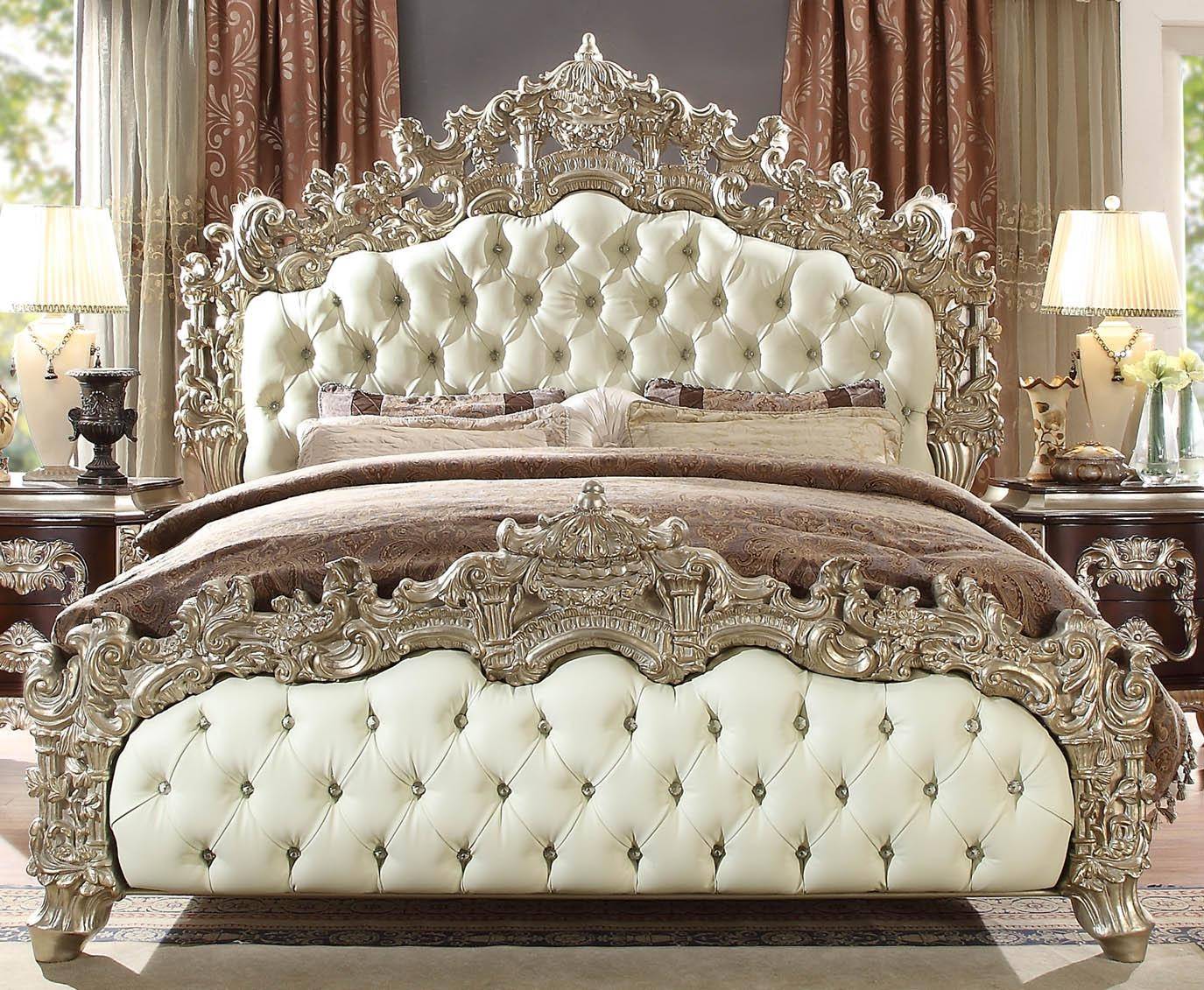 Hd 8017 California King Panel Bed, Cal King Vintage Bed Frame