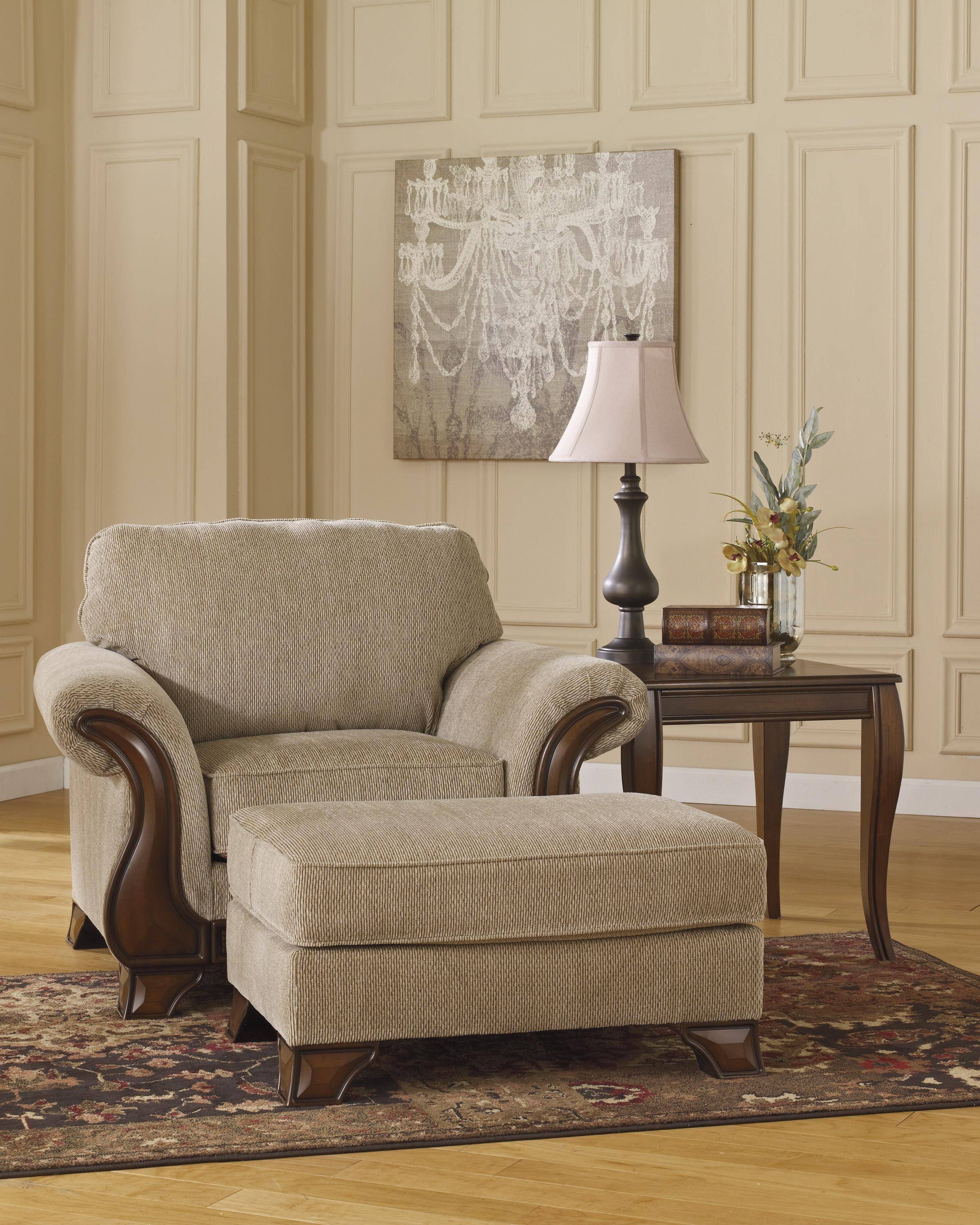Buy Ashley Lanett Living Room Set 4 Pcs in Barley, Fabric online