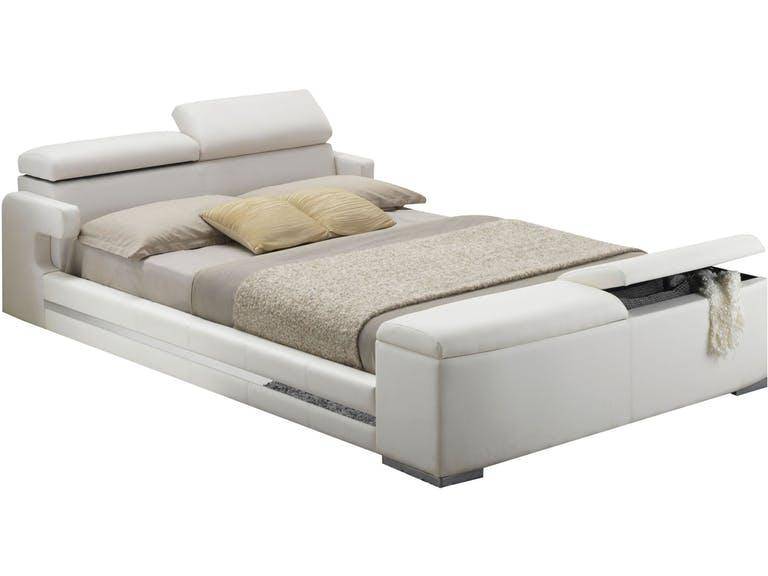 Acme Layla King Storage Bed In, Rustic King Rotating Storage Bed