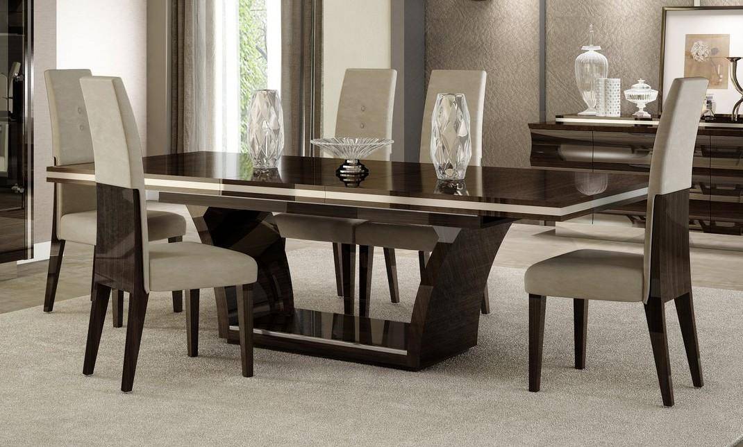 Global United D832 Dining Table In, Is Lacquer Good For Dining Table