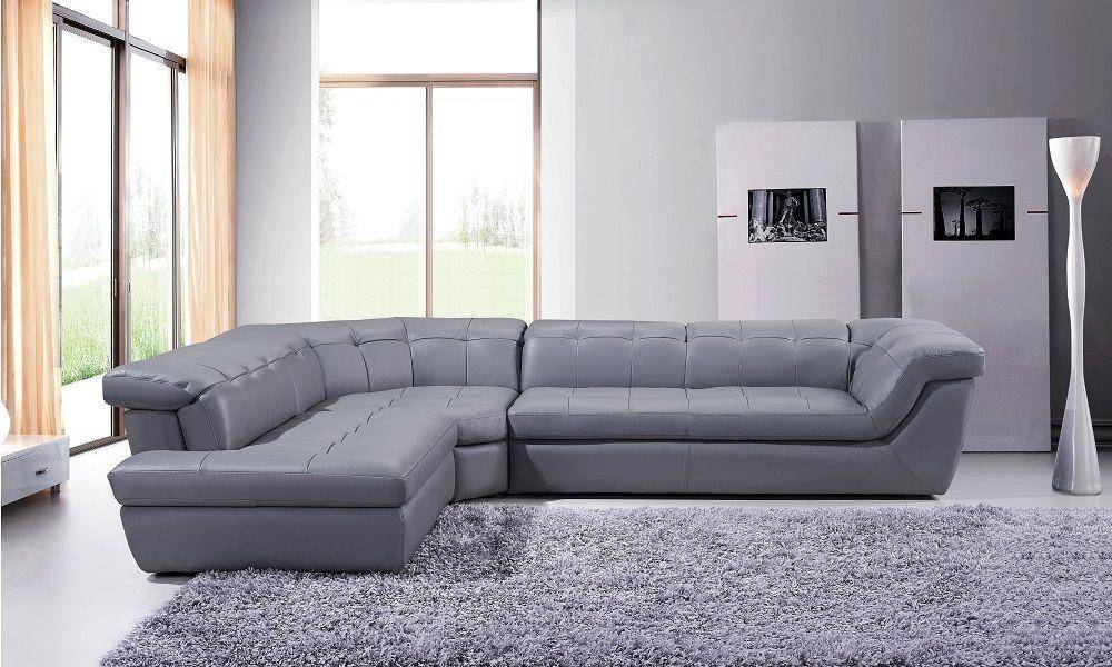 J M 397 Sectional Sofa Left Hand Chase, Gray Leather Sectional Sofas