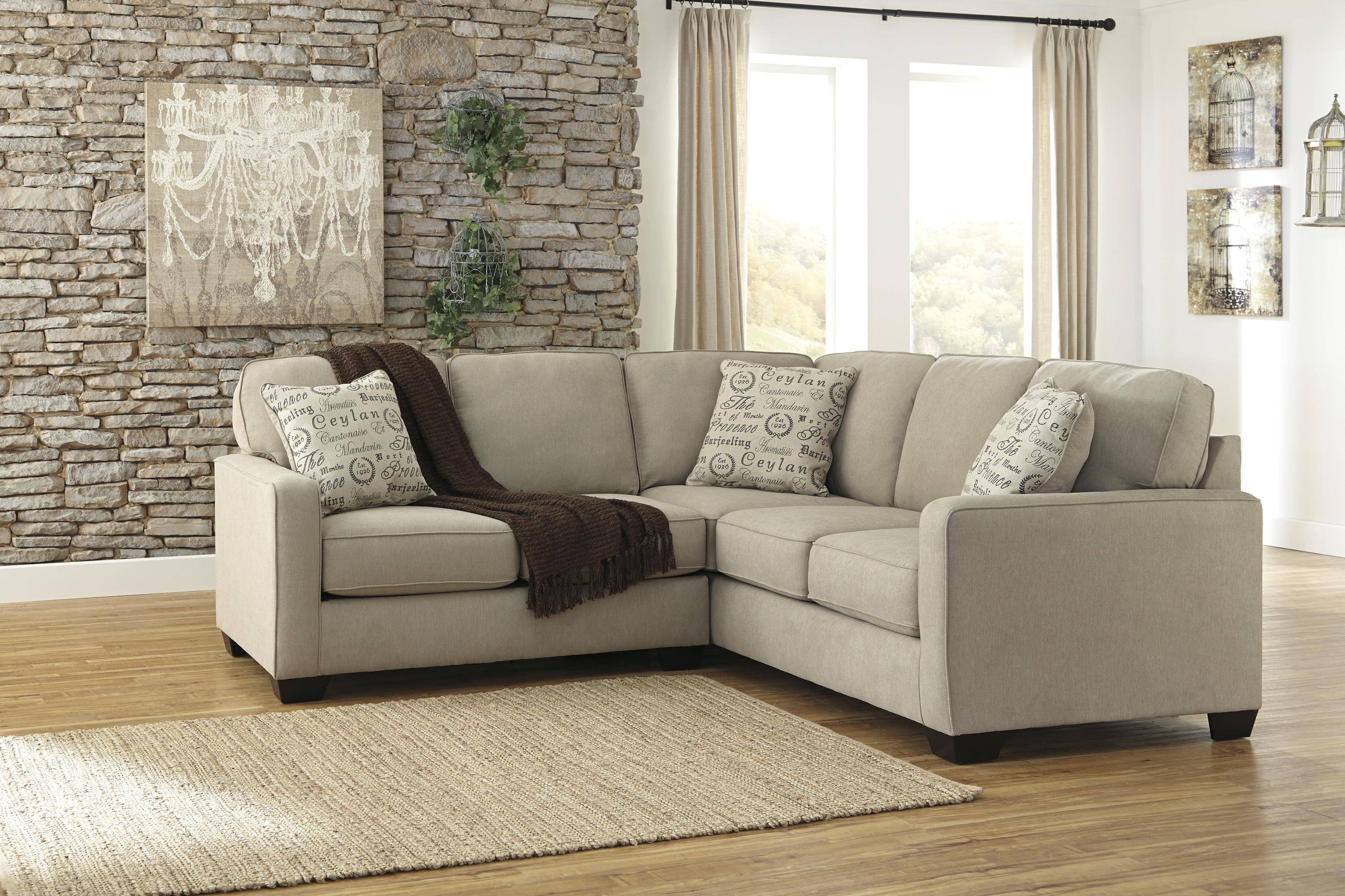 Buy Ashley Alenya Sectional Sofa Left Hand Chase in Quartz, Linen online