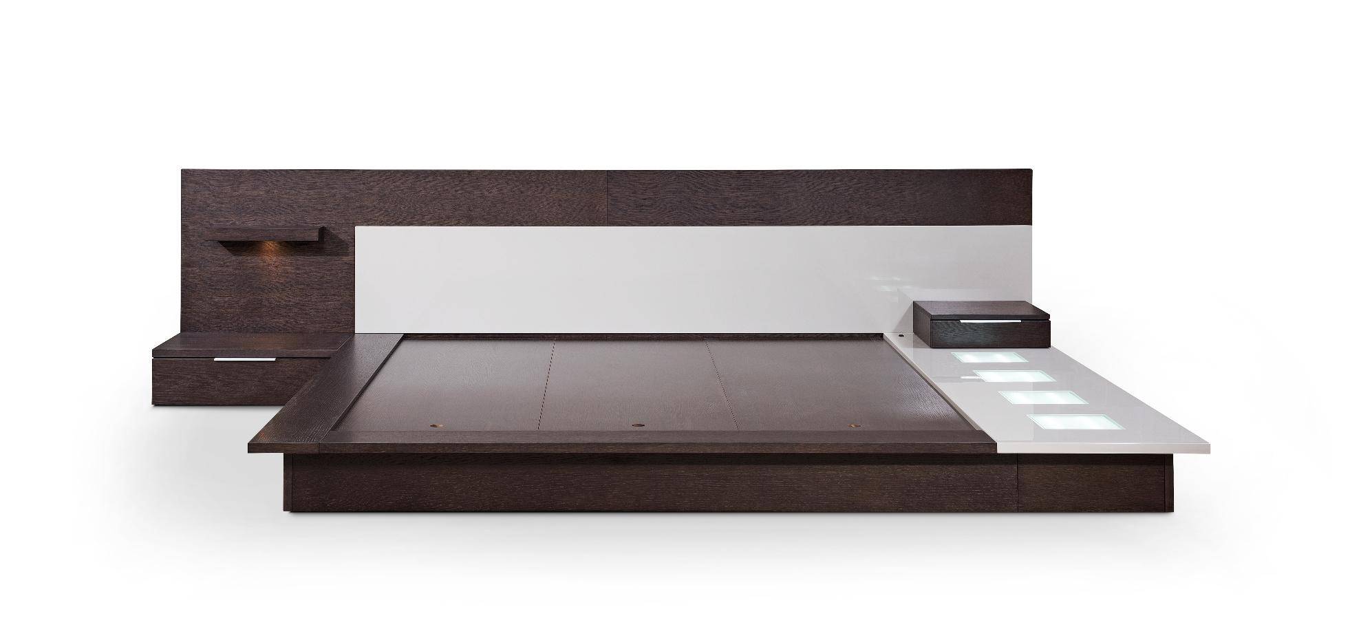 Soflex Rochester King Platform Bed, King Size Platform Bed With Built In Nightstands