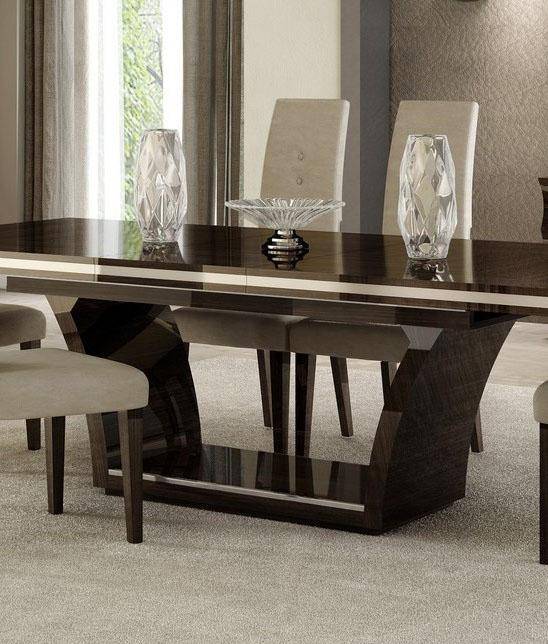 Global United D832 Dining Table In, Is Lacquer Good For Dining Table
