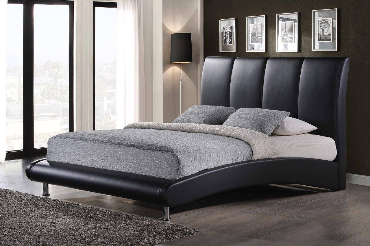 Global Furniture 8272 King Platform Bed, King Size Leather Platform Bed