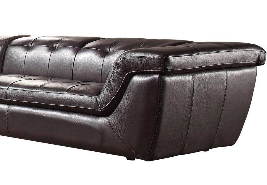 J M 397 Sectional Sofa Left Hand, Simmons Black Leather Sectional