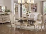     
Traditional D9802 - 6060 Dining Table Set in Linen
